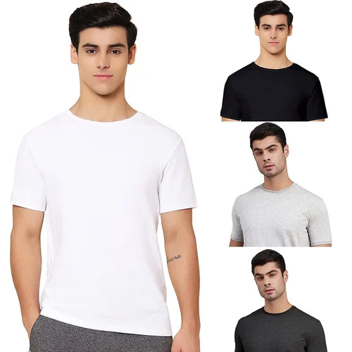 Plain Mens Round Neck Sports T Shirt